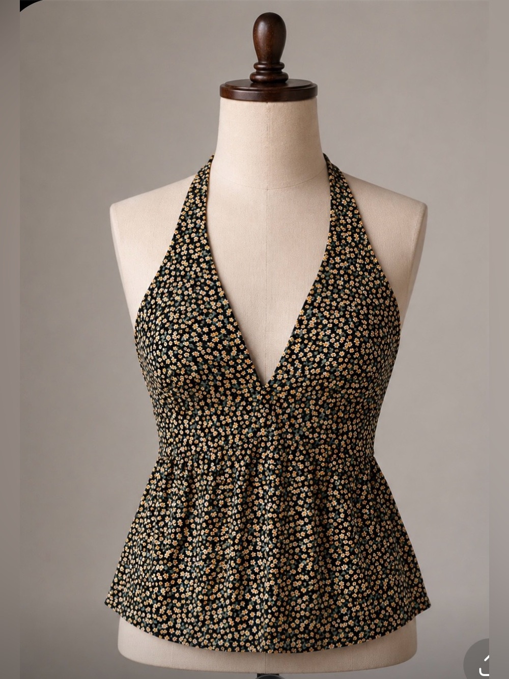 AEO Floral Halter Neck Top